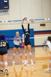 Volleyball: TC Roberson at West Henderson_BRE_0195