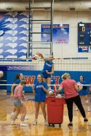 Volleyball: North Henderson at West Henderson (BR3_0430)