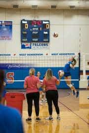 Volleyball: North Henderson at West Henderson (BR3_0451)