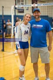 Volleyball: North Henderson at West Henderson (BR3_3130)