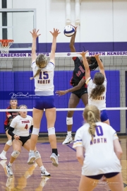 Girls Volleyball Pisgah at North Henderson (BR3_1494)
