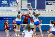 Girls Volleyball: Hendersonville at West Henderson (BR3_6099)