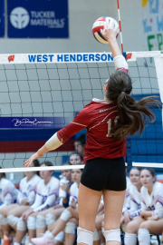 Girls Volleyball: Hendersonville at West Henderson (BR3_4372)