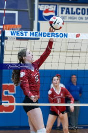 Girls Volleyball: Hendersonville at West Henderson (BR3_4462)