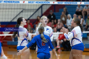 Girls Volleyball: Hendersonville at West Henderson (BR3_4476)