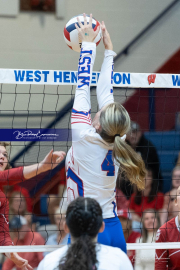 Girls Volleyball: Hendersonville at West Henderson (BR3_4508)