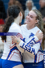 Girls Volleyball: Hendersonville at West Henderson (BR3_4526)