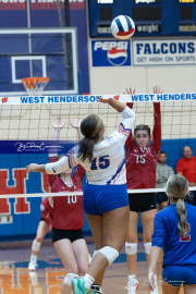 Girls Volleyball: Hendersonville at West Henderson (BR3_5175)
