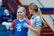 Girls Volleyball: East Henderson at West Henderson (BR3_0121)