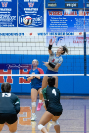 Girls Volleyball: East Henderson at West Henderson (BR3_0261)