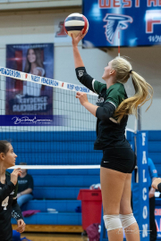 Girls Volleyball: East Henderson at West Henderson (BR3_0342)