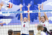 Girls Volleyball North Henderson at West Henderson (BR3_3403)