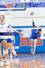 Girls Volleyball North Henderson at West Henderson (BR3_3466)