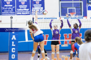 Girls Volleyball North Henderson at West Henderson (BR3_3597)