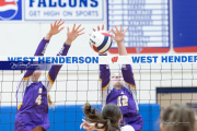 Girls Volleyball North Henderson at West Henderson (BR3_3649)