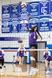 Girls Volleyball North Henderson at West Henderson (BR3_3845)