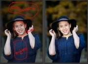Example of the types of editing that will be done to make you look your best in your photos.