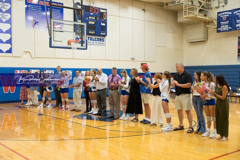 West Henderson Volleyball Senior Night 2021