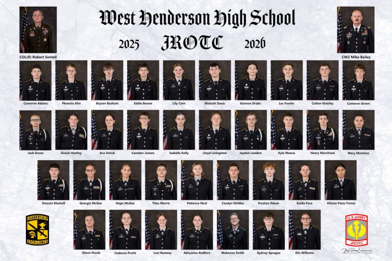 West Henderson JROTC Cadets